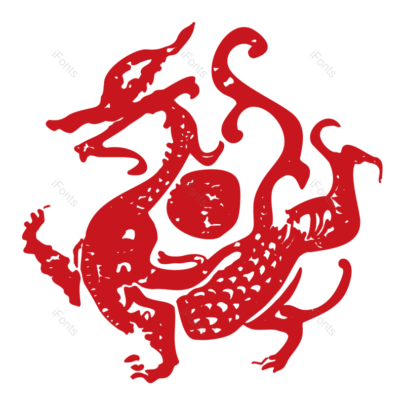 中国风图片,窗花元素,贴窗花PNG,剪纸免抠素材